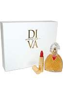 Ungaro Diva Eau de Parfrum Spray 50ml and Lipstick