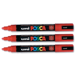 uni Posca PC5M Marker Red