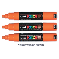 uni Posca PC8K Marker Black Pack 6