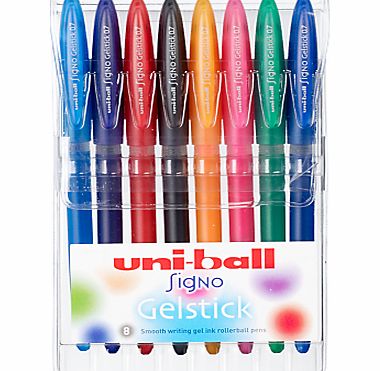 Uniball Signo Uniball Pens, Pack of 8