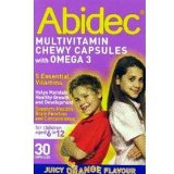 UniChem Abidec Multi Vitamin Chewy Caps with Omega3