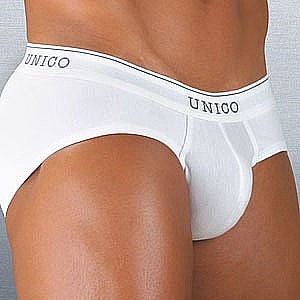 Unico Basic White Brief - Small