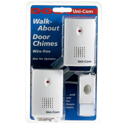 Unicom Walkabout Wireless Door Chime Twin Pack