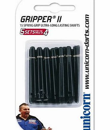 Unicorn Black Medium GRIPPER Shafts Value Pack