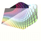 Unicorn Rainbow Wave Metallic Unicorn Dart