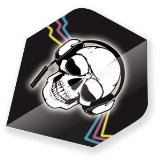 Unicorn Skull with Headphones Hologram Unicorn Dart Flights