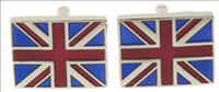 Union Jack Flag Cufflinks by Simon Carter