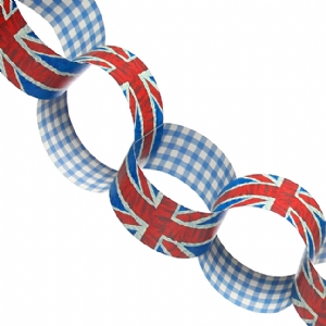 Union Jack Paper Chains