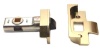 Rebated Tubular Mortice Latch Electro-Brassed 2.5in (64.5mm)