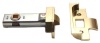 union Rebated Tubular Mortice Latch Electro-Brassed 3in (80mm)