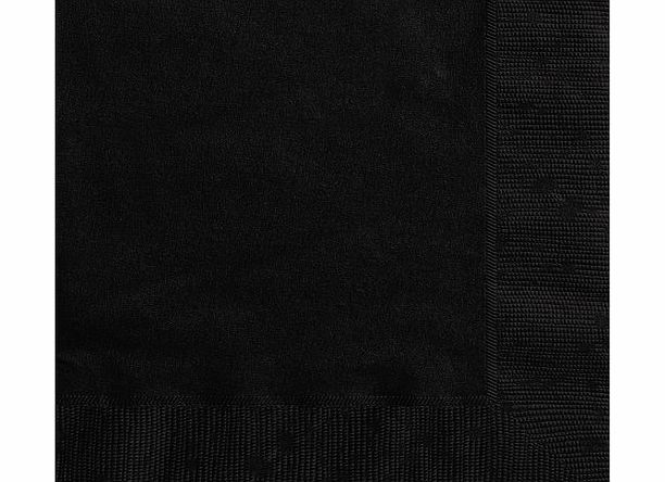 Unique Black napkins