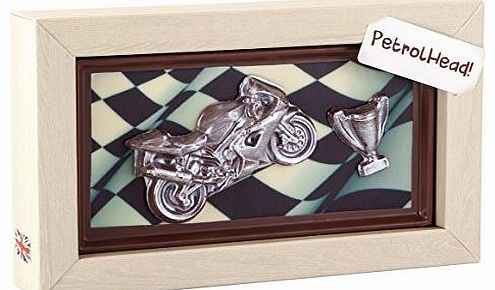 Unique Chocolate Biker Gift. Racing Biker. Belgian Milk Chocolate Tablet Gifts. Petrolheads will do a wheelie for this Present! A tasty Christmas Gift.
