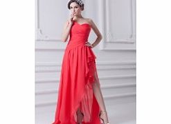 Unique Elegant One Shoulder Sweetheart Stretch