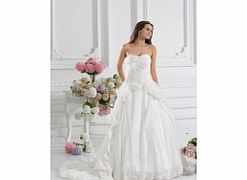 Unique Elegant Strapless Sweetheart Taffeta