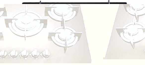 Unique GG705-H1 70cm 5 Burner Built-in Tempered Glass Gas Hob with Flame Safety Device