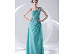 Unique One Shoulder Bridesmaids Wedding Party Sage
