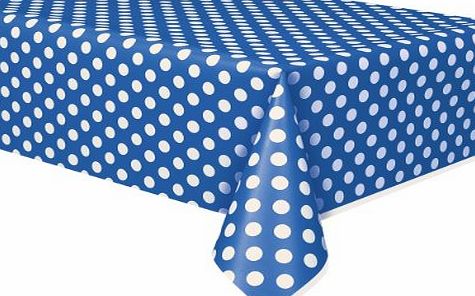 Unique Polka BLUE Tablecover