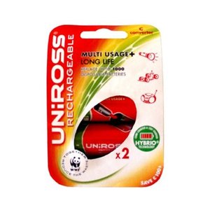 Uniross 2 x C Cell Converted AA Multi Usage