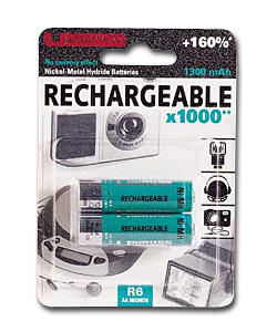 UNIROSS 2 x Uniross AA Ni-MH