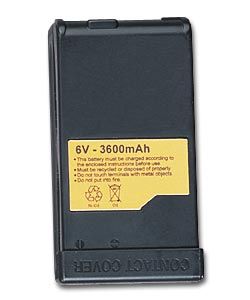 6V 3600mAh Camcorder Battery