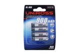 AAA 900 mAh Rechargeable Battery - FOUR PACK