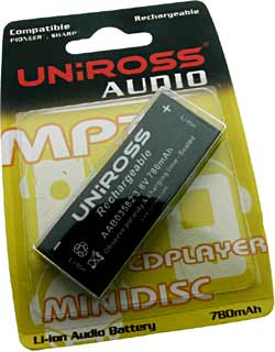 UNIROSS Audio/MP3 and CD Player Rechargeable Battery ~ RB103238