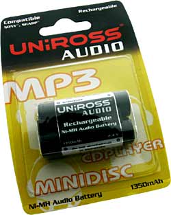 UNIROSS Audio/MP3 and CD Player Rechargeable Battery ~ RB103247