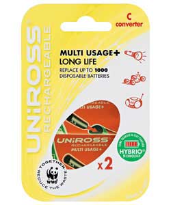 C Pre-Charged Multi-Usage Plus - 2 Pack