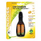 UniRoss Car Charger Plus 2 x AA Hybrio Batteries