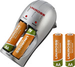 Uniross Compact Charger with 4 x AA Multi-Usage