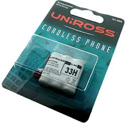 UNIROSS Cordless Phone Battery (Rechargeable) 33H - BC101536