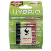 uniross Hybrio 4 x AA Pre Charged Rechargeable