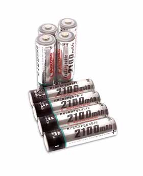 UNIROSS Rechargeable Battery ~ Ni-Mh ~102222~ AA 2100 mAh ~ 8 PACK SPECIAL !