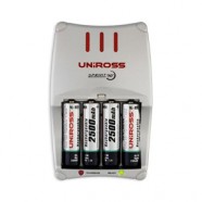 Uniross SPRINT 90 Minute Battery Charger   4 x AA 2500 mAh