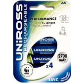 uniross U0149419 4x AA 2700mAh NiMH High Powered