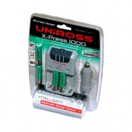 Uniross X-Press 1000 Battery Charger   4 x 2500mAh