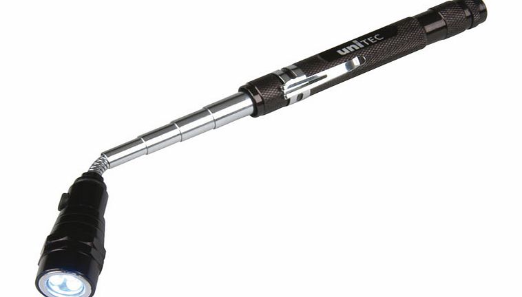 Unitec 77893 LED Telescopic Torch With Magnet -