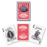 United States Playing Card Company Bicycle Cards - Vintage Design, New Fan Back, circa 1894 (Red Back)