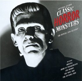Universal Classic Horror Monst Calendar