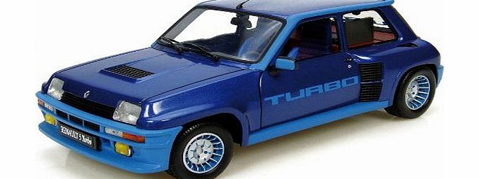 Universal Hobbies Die-cast Model Renault 5 Turbo (1:18 scale in Blue)