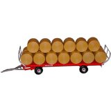 Universal Hobbies Vanto V700 Bale Trailer with Bales