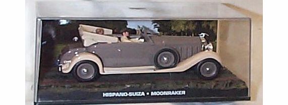 universal hobby james bond 007 moonraker hispano suiza film scene car 1.43 scale diecast model