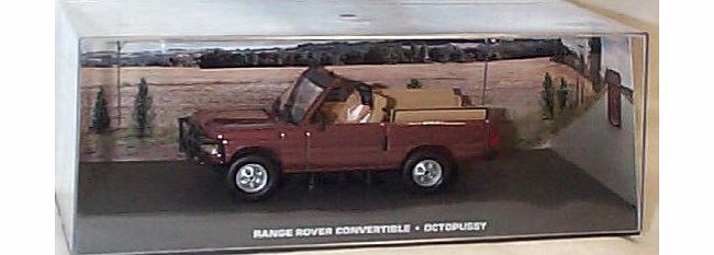 universal hobby james bond 007 range rover convertible octopussy film scene car 1.43 scale diecast model
