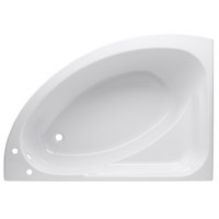Universal Left-Hand Corner Bath White
