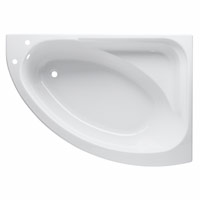 Universal Right-Hand Corner Bath White