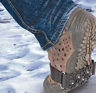 Universal Studded Snow and Ice Grips - Pack of 2