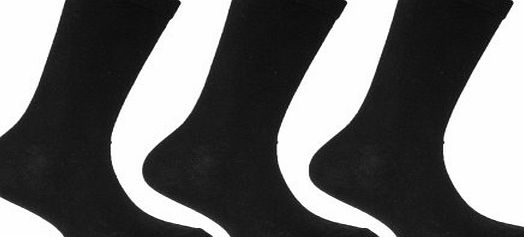 Universal Textiles Childrens/Kids Plain School Socks with Lycra (Pack of 3) (UK Shoe: 12.5-3.5 (Age: 7-11 years)) (White)