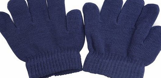 Universal Textiles Childrens/Kids Winter Magic Gloves (One Size) (Navy)