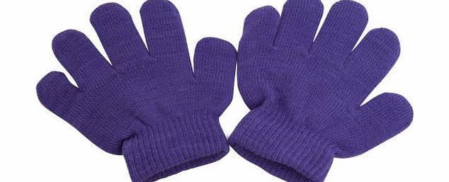 Universal Textiles Childrens/Kids Winter Magic Gloves (One Size) (Purple)
