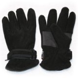Universal-Textiles Kids/Childrens Heavy Duty Fleece Gloves with Palm Grip (3M 40g Thinsulate Insulation) (Age 11-13) (Navy)
